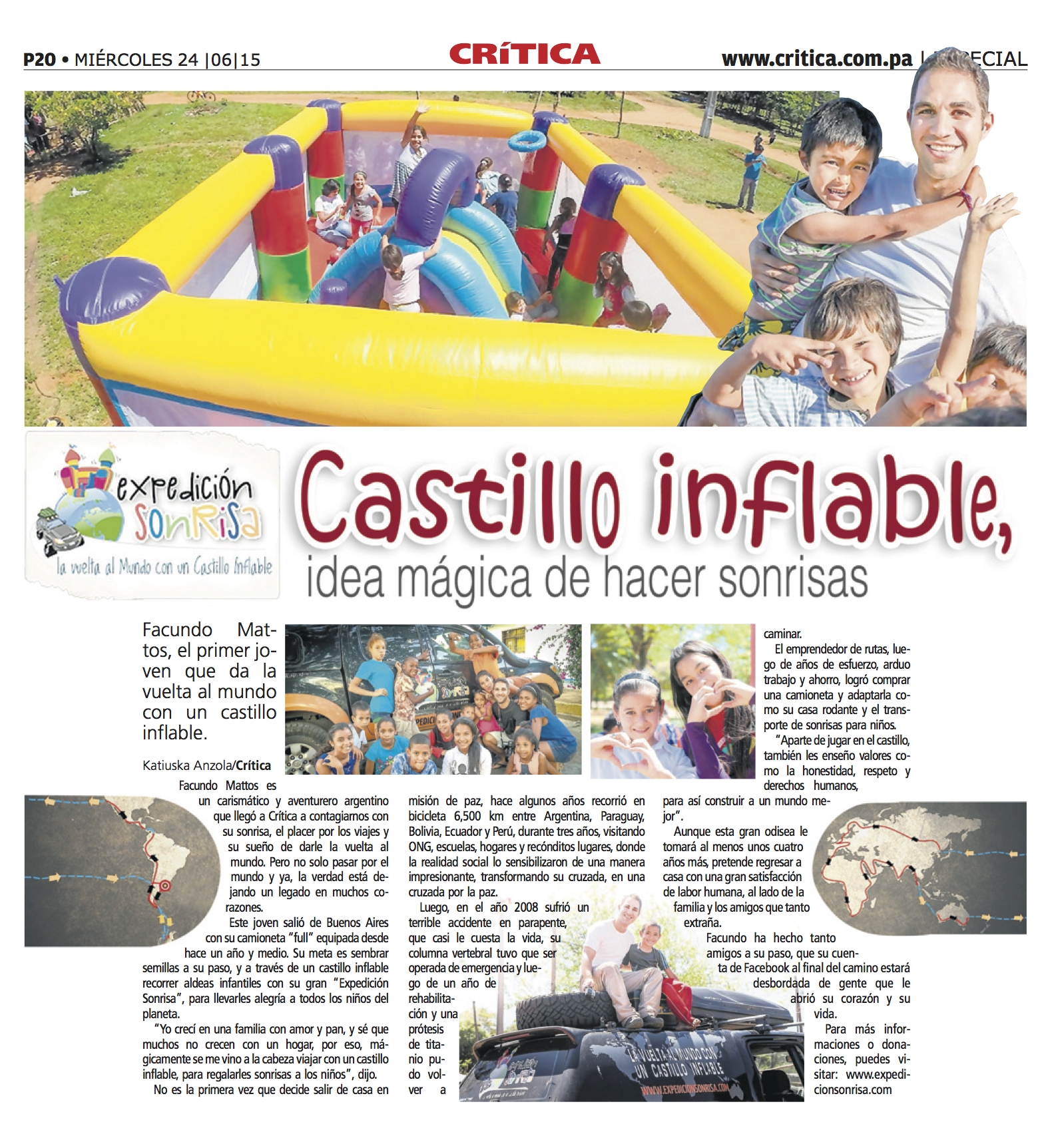 Diario Crítica de Panamá: Castillo inflable, la idea mágica de hacer sonrisas