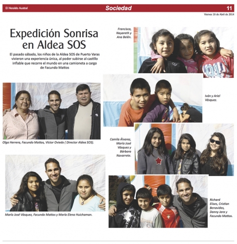 Diario El Heraldo Austral de Chile: Expedición Sonrisa en Aldea SOS